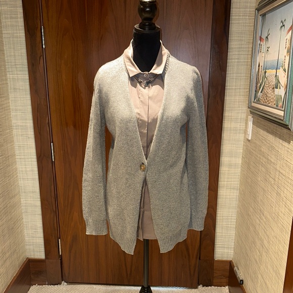 Fabiana Filippi Jackets & Blazers - Gray Women's Blazer Cardigan